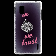 Coque LG Optimus G In Islam We trust Rouge ZG