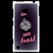 Coque Nokia Lumia 720 In Islam We trust Rouge ZG