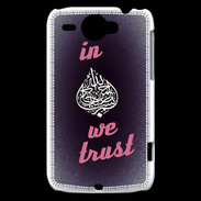 Coque HTC Wildfire G8 In Islam We trust Rouge ZG