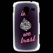 Coque Samsung Galaxy Ace 2 In Islam We trust Rouge ZG