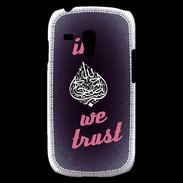 Coque Samsung Galaxy S3 Mini In Islam We trust Rouge ZG