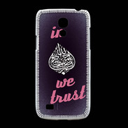 Coque Samsung Galaxy S4mini In Islam We trust Rouge ZG