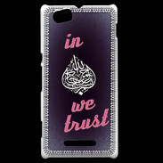 Coque Sony Xperia M In Islam We trust Rouge ZG