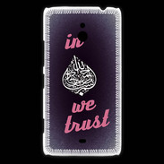 Coque Nokia Lumia 1320 In Islam We trust Rouge ZG