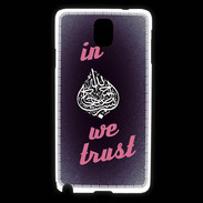 Coque Samsung Galaxy Note 3 In Islam We trust Rouge ZG