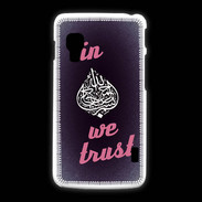 Coque LG L5 2 In Islam We trust Rouge ZG