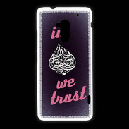 Coque HTC One Max In Islam We trust Rouge ZG