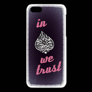Coque iPhone 5C In Islam We trust Rouge ZG