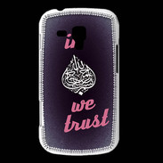 Coque Samsung Galaxy Trend In Islam We trust Rouge ZG