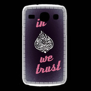 Coque Samsung Galaxy Core In Islam We trust Rouge ZG
