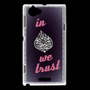 Coque Sony Xperia L In Islam We trust Rouge ZG