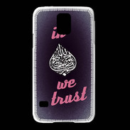Coque Samsung Galaxy S5 In Islam We trust Rouge ZG
