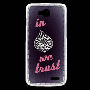Coque LG L90 In Islam We trust Rouge ZG