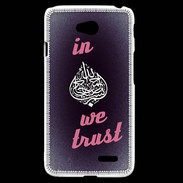 Coque LG L70 In Islam We trust Rouge ZG