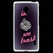 Coque LG F6 In Islam We trust Rouge ZG
