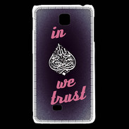 Coque LG F5 In Islam We trust Rouge ZG