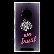 Coque Nokia Lumia 830 In Islam We trust Rouge ZG