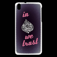 Coque HTC Desire 816 In Islam We trust Rouge ZG