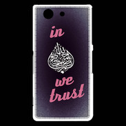 Coque Sony Xperia Z3 Compact In Islam We trust Rouge ZG