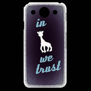 Coque LG G Pro In Girafe We trust Bleu ZG