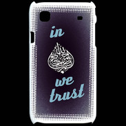 Coque Samsung Galaxy S In Islam We trust Bleu ZG