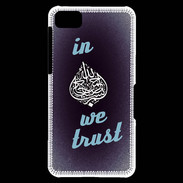 Coque Blackberry Z10 In Islam We trust Bleu ZG