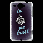 Coque HTC Wildfire G8 In Islam We trust Bleu ZG