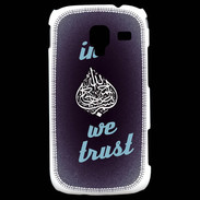 Coque Samsung Galaxy Ace 2 In Islam We trust Bleu ZG