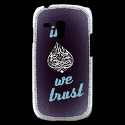 Coque Samsung Galaxy S3 Mini In Islam We trust Bleu ZG
