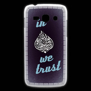 Coque Samsung Galaxy Ace3 In Islam We trust Bleu ZG