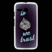 Coque Motorola G In Islam We trust Bleu ZG