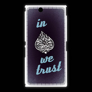 Coque Sony Xpéria Z Ultra In Islam We trust Bleu ZG