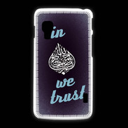 Coque LG L5 2 In Islam We trust Bleu ZG