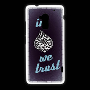 Coque HTC One Max In Islam We trust Bleu ZG