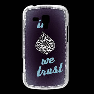 Coque Samsung Galaxy Trend In Islam We trust Bleu ZG