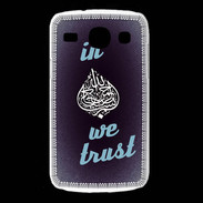 Coque Samsung Galaxy Core In Islam We trust Bleu ZG