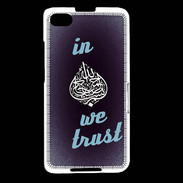 Coque Blackberry Z30 In Islam We trust Bleu ZG