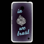 Coque Nokia Lumia 630 In Islam We trust Bleu ZG