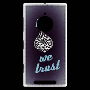 Coque Nokia Lumia 830 In Islam We trust Bleu ZG