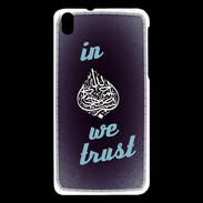 Coque HTC Desire 816 In Islam We trust Bleu ZG