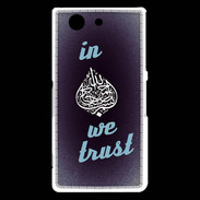 Coque Sony Xperia Z3 Compact In Islam We trust Bleu ZG