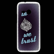Coque HTC One Mini 2 In Islam We trust Bleu ZG