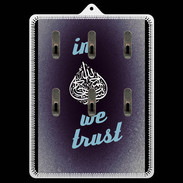 Porte clés In Islam We trust Bleu ZG