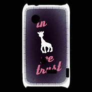 Coque Sony Xperia Typo In Girafe We trust Rouge ZG