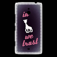 Coque Nokia Lumia 1320 In Girafe We trust Rouge ZG