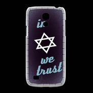 Coque Samsung Galaxy S4mini In Judaïsme We trust Bleu ZG 