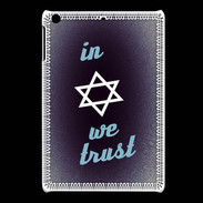 Coque iPadMini In Judaïsme We trust Bleu ZG 