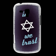 Coque Samsung Galaxy Trend In Judaïsme We trust Bleu ZG 