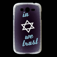 Coque Samsung Galaxy Grand In Judaïsme We trust Bleu ZG 