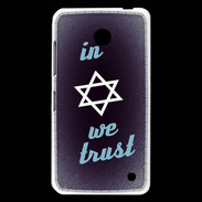 Coque Nokia Lumia 630 In Judaïsme We trust Bleu ZG 